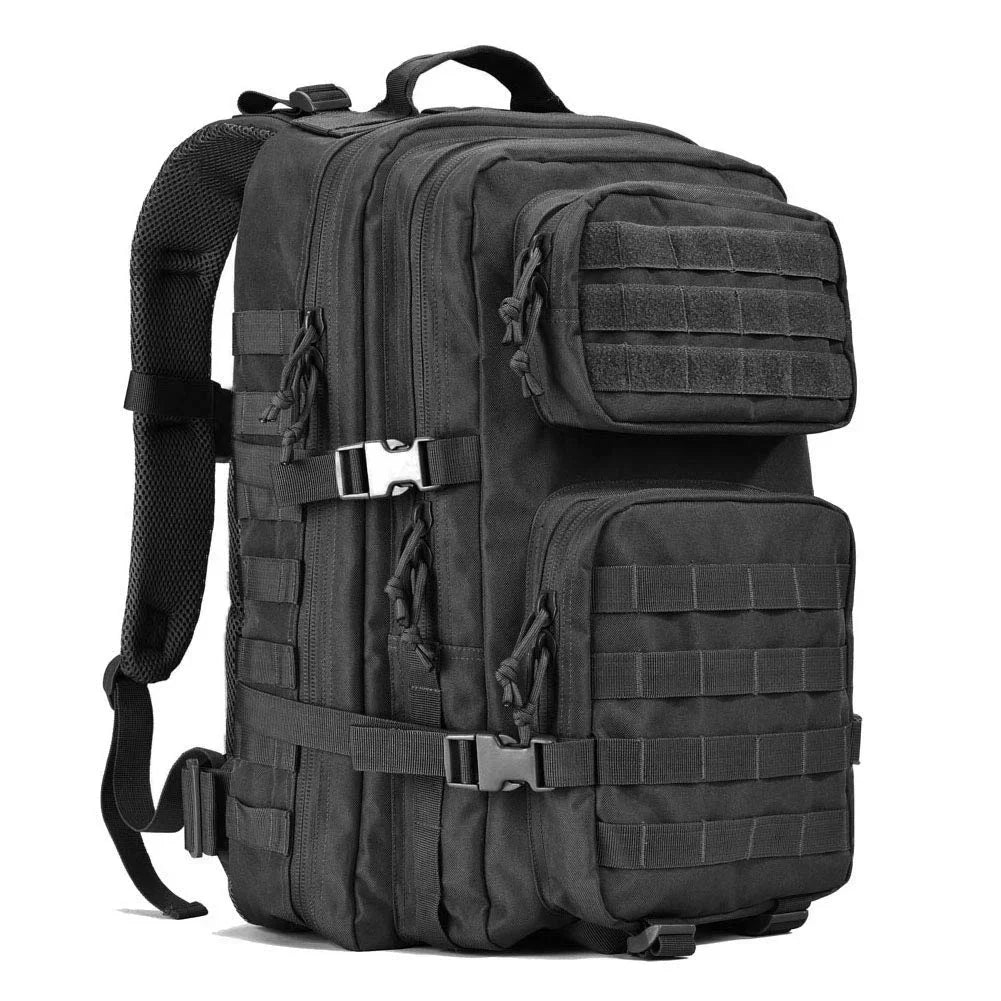 Obsidian Sentinel Pack – 45L Blackout MOLLE Rucksack