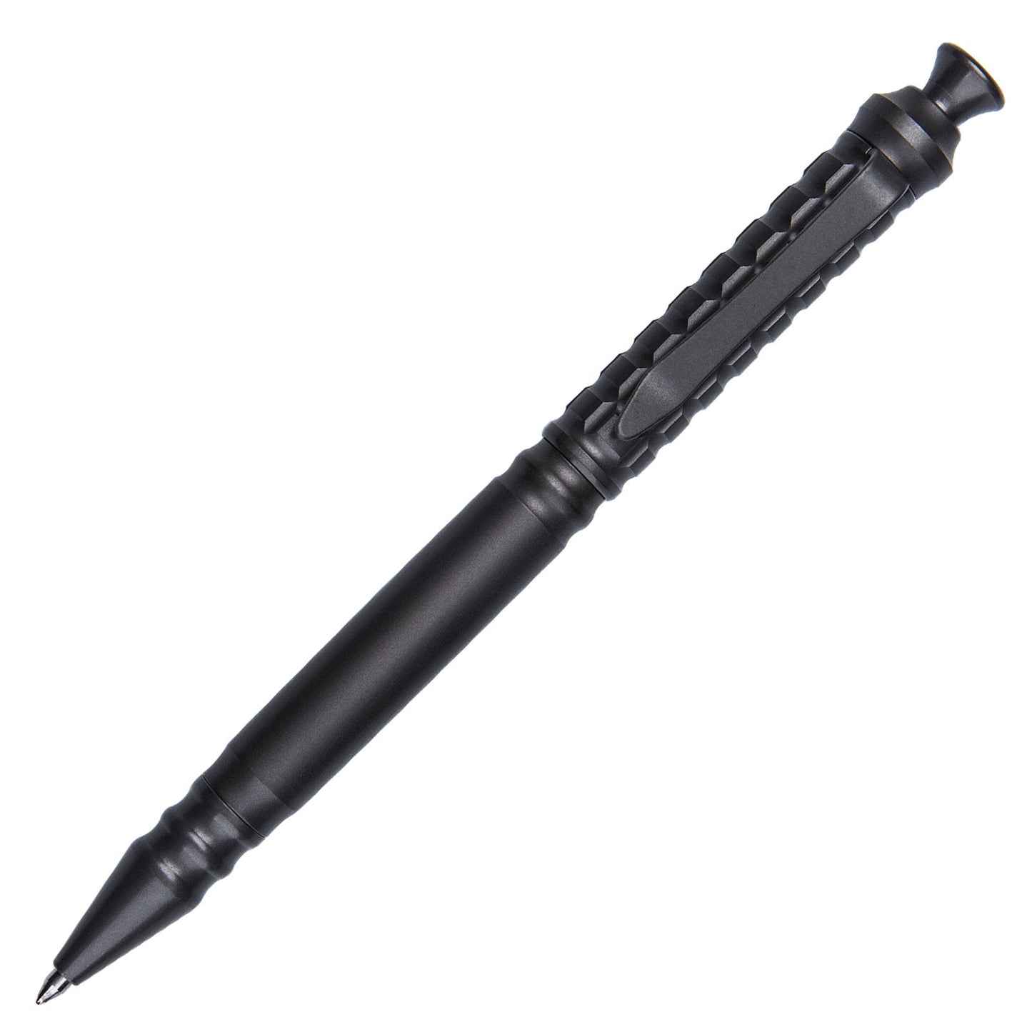Obsidian Micro Pen – Mini Titanium Keychain Ballpoint