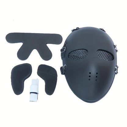 Obsidian Wraith Mask – Full-Face Tactical Iron Skull