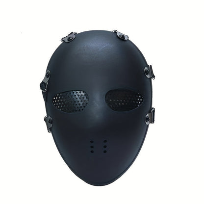 Obsidian Wraith Mask – Full-Face Tactical Iron Skull