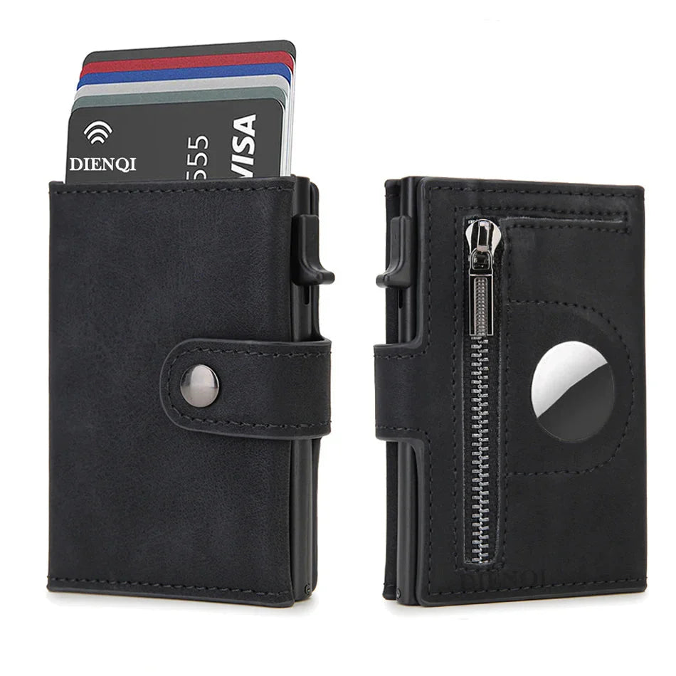 Obsidian Sentinel Wallet – RFID Blackout Slim