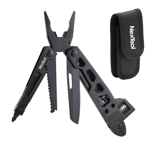 Obsidian Apex Multitool – 9-in-1 Blackout EDC Wrench